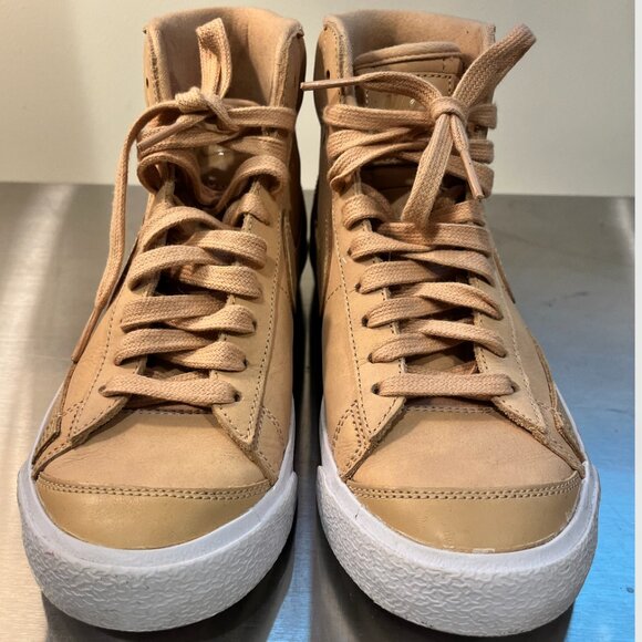 Women’s Nike 70's style Blazer Mid Premium Vachetta Tan Casual Sneakers Size 7 - Picture 2 of 6